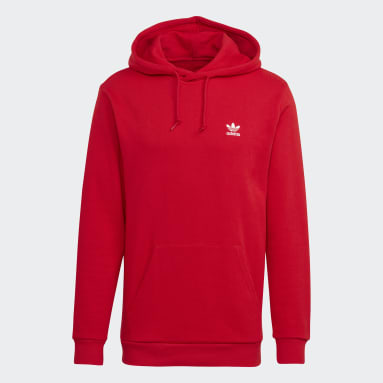Hoodie hotsell adidas red