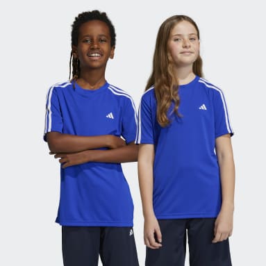Kids Sportswear Blue Train Essentials AEROREADY 3-Stripes Regular-Fit Training Set