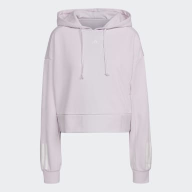Women Lifestyle Pink Hyperglam French Terry Hooded Sweatshirt