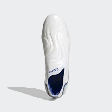 Soccer White Copa Sense+ Firm Ground Cleats