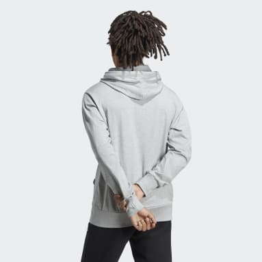 Men Sportswear Grey Essentials Logo Hoodie