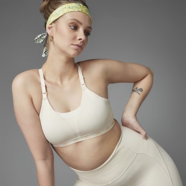 Brassière à maintien léger Everyday Nursing Beige Femmes Fitness Et Training