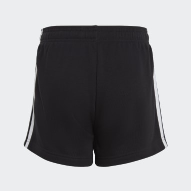 Shorts Essentials 3-Stripes Preto Meninas Sportswear
