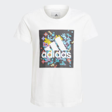 T-shirt LEGO® Dots Graphic Blanc Filles Sportswear