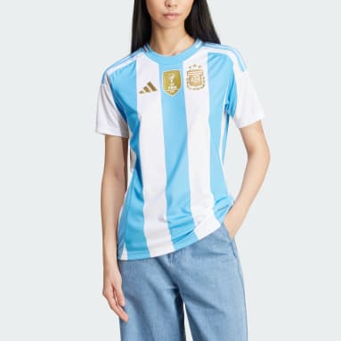 Camiseta Local Selección Argentina 24 Mujer Blanco Mujer Fútbol