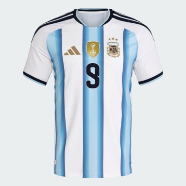Argentina 26 Home Alvarez Authentic Jersey