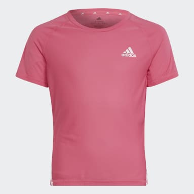 AEROREADY Training 3-Stripes T-skjorte Rosa