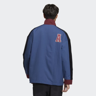 남성 Lifestyle Burgundy 안티 유니버시티 재킷