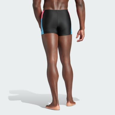 Muži Plavání černá Plavecké boxerky Colorblock 3-Stripes