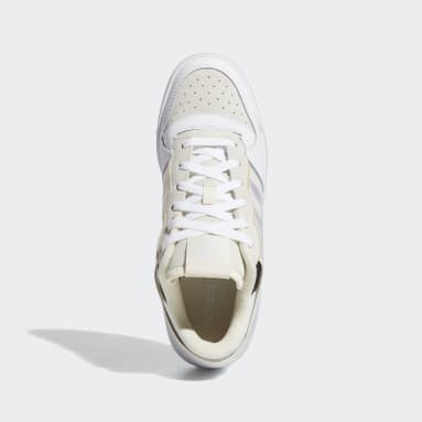 Women Originals White Forum Low Transparent Panel Shoes