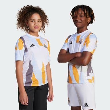 Camisola de Aquecimento 24/25 do Real Madrid – Criança