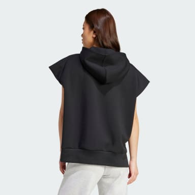 Sudadera con Gorro Soft Lux sin Mangas Holgada