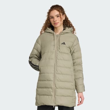 Parka à capuche duvet léger Essentials CLIMAWARM 3 bandes