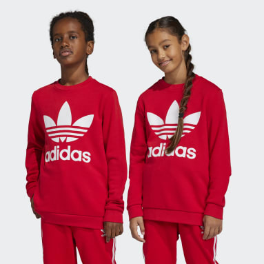 Kinder Originals Trefoil Sweatshirt Rot