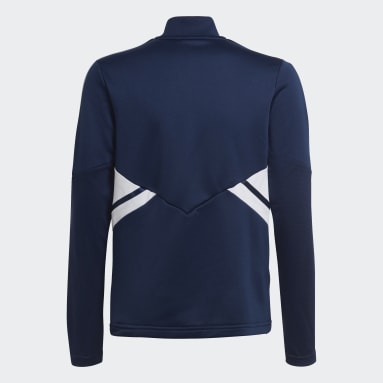 Sudadera entrenamiento Condivo 22 Azul Niño Fútbol