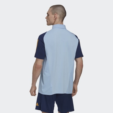 Men Football Blue Spain Polo Shirt
