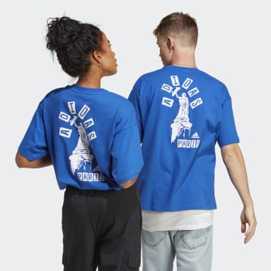T-shirt Graphic Blu Fitness & Training