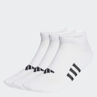 Meias de Cano Baixo Performance – 3 pares Branco Ginásio E Treino