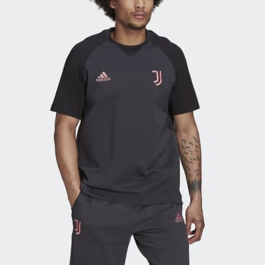 T-shirt de Viagem da Juventus Cinzento Homem Futebol