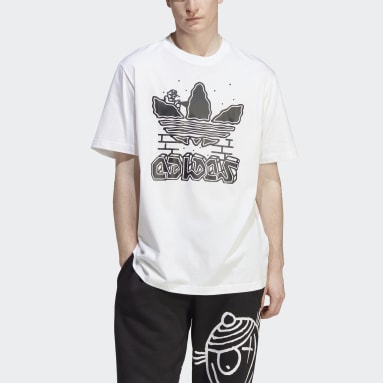 Camisetas - Manga - Blanco - Hombre | adidas España