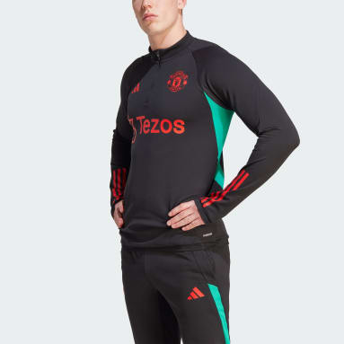 Sudadera entrenamiento Manchester United Tiro 23 Negro Hombre Fútbol