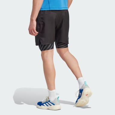 Shorts de Tenis AEROREADY Dos en Uno Pro Negro Hombre Tennis