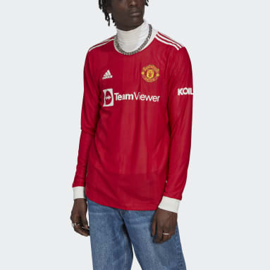 Manchester United 20/21 Home Authentic Trøye Rød