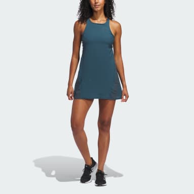 Women's Running Turquoise Run Icons 3-Stripes Summer Dress