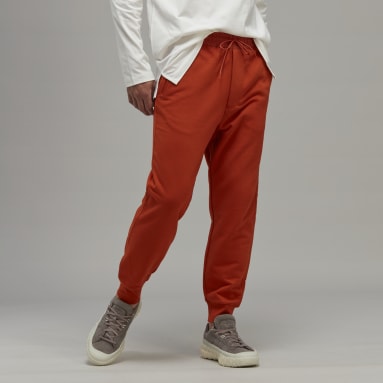 Pantalon Y-3 Classic Terry Cuffed rouge Hommes Y-3