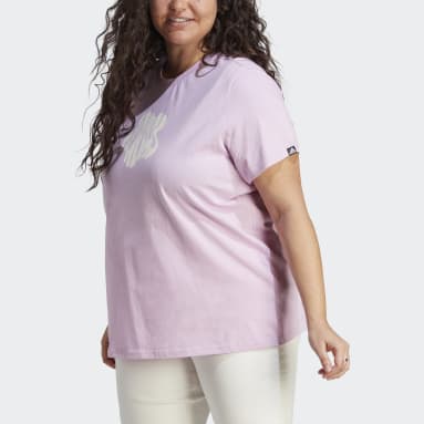 Camiseta Floral Graphic (Tallas Grandes) Morado Mujer Sportswear