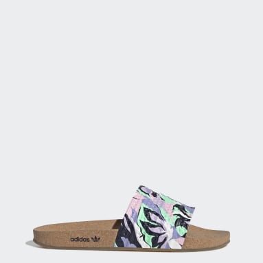 Chinelos de Cortiça Adilette Turquesa Mulher Originals