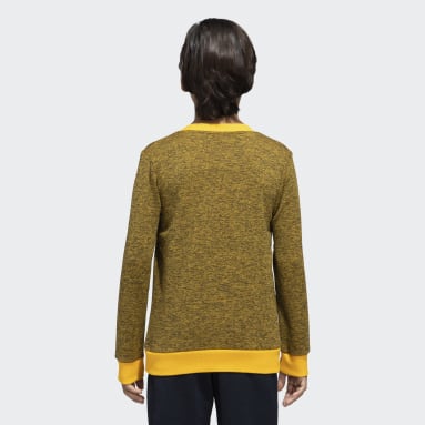 Girls Training Gold CREWNECK FULL LENGTH SWEATSHIRT