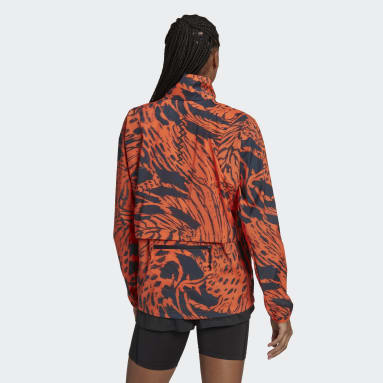 Jaqueta Corrida Fast Laranja Mulher Running