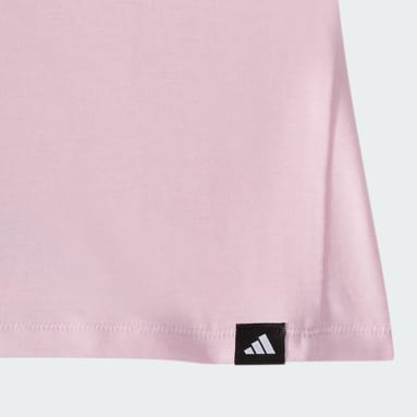 Two-Piece Pleated Tee and Flounce Skort Set
