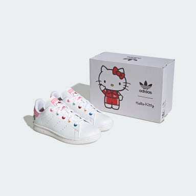 เด็ก Originals สีขาว รองเท้า adidas Originals x Hello Kitty Stan Smith สําหรับเด็ก