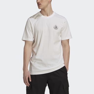 Remera Disney Manga Corta Estampada Blanco Hombre Originals