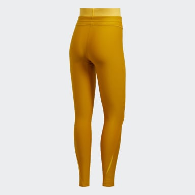 Mallas Largas Aplhaskin COLD.RDY Oro Mujer Training
