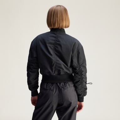 adidas by Stella McCartney TrueNature Woven Bomber Cropped Jacket