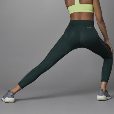 Tight 7/8 Optime TrainIcons Verde Donna Fitness & Training