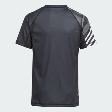Αγόρια Τένις Μαύρο Tennis Pro Tee Kids