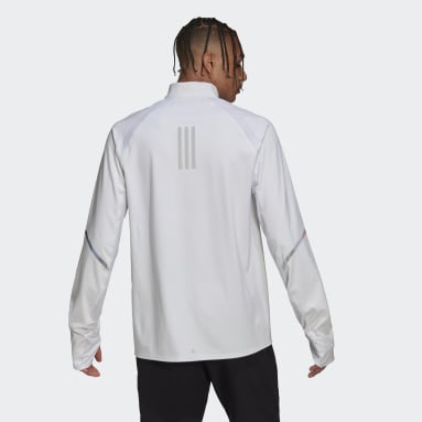 Men Running White Everydayrun Half-Zip Sweatshirt