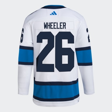 adidas Oilers Authentic Reverse Retro Wordmark Jersey - Blue, Men's Hockey