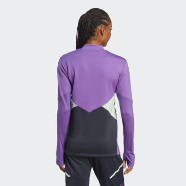 Camisola de Treino Condivo 22 do Real Madrid Roxo Mulher Futebol