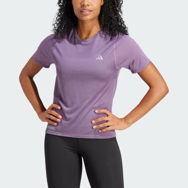 Women's Running Purple Ultimate Knit Tee