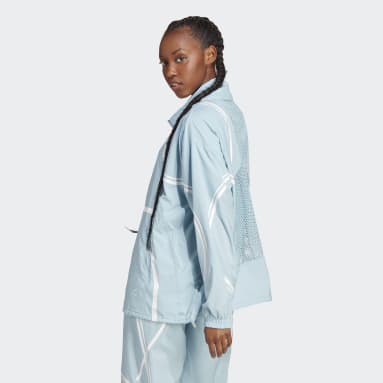 Women adidas_by_stella_mccartney Blue 스텔라 트루페이스 우븐 재킷