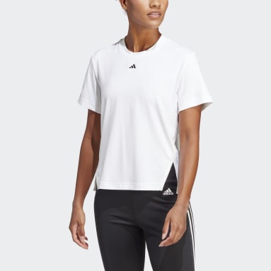 Kvinder Fitness Og Træning Hvid Versatile T-shirt