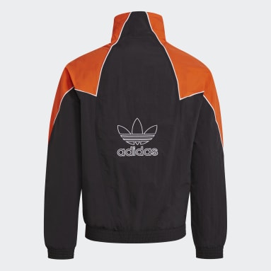 Men Originals Black Big Trefoil Abstract Track Top