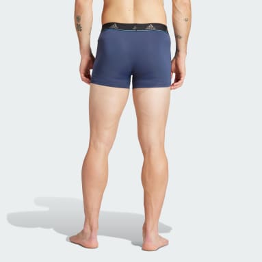 Buy adidas Mens Active Micro Flex Vented Two Pack Trunks Black/Navy/Lime