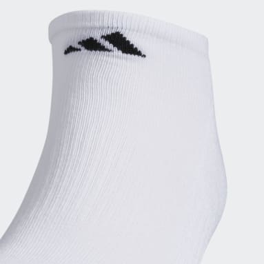 Men's Training White No-Show Socks 6 Pairs