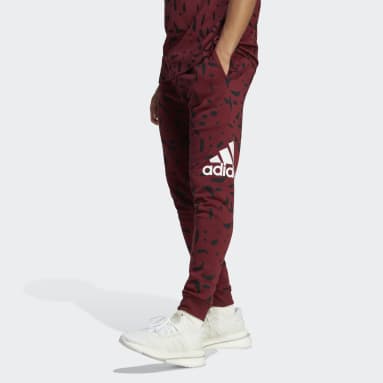 Calça Estampada Essentials Tapered Cuff Logo